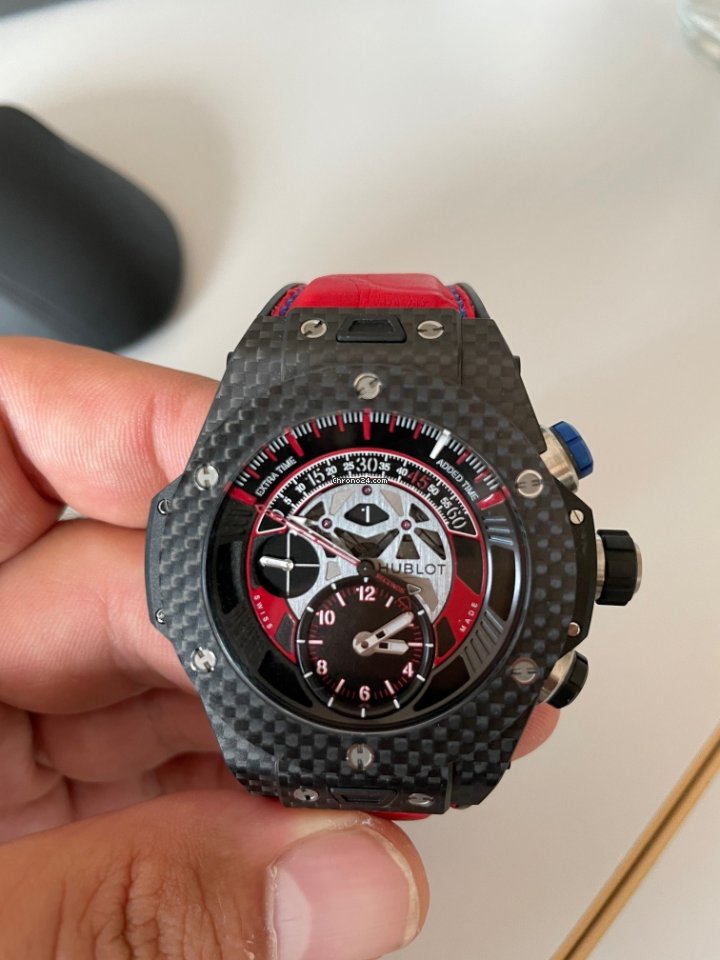 IMG_9081 Hublot Big Bang Unico Mens watch Unisex Automatic Carbon 413.QX.1123.GR.BYM15 Replica 5