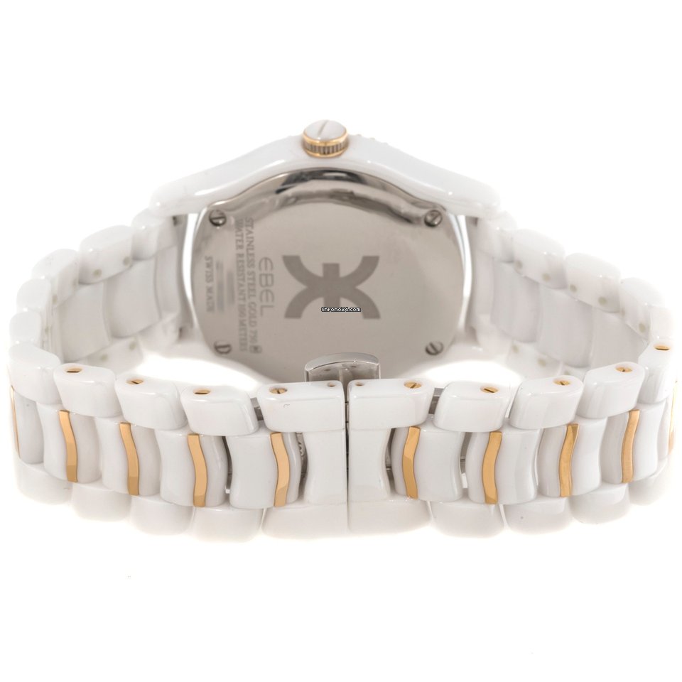 IMG_9081 Ebel X-1 Womens watch Quartz Ceramic 1216113 Replica 5