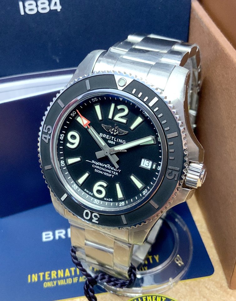 IMG_9081 Breitling Superocean 42 Mens watch Unisex Automatic Steel A17366021B1A1 Replica 5
