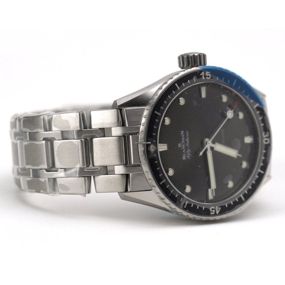 Blancpain Fifty Fathoms Bathyscaphe Mens watch Unisex Automatic Steel 5000-1110-70B Replica 5