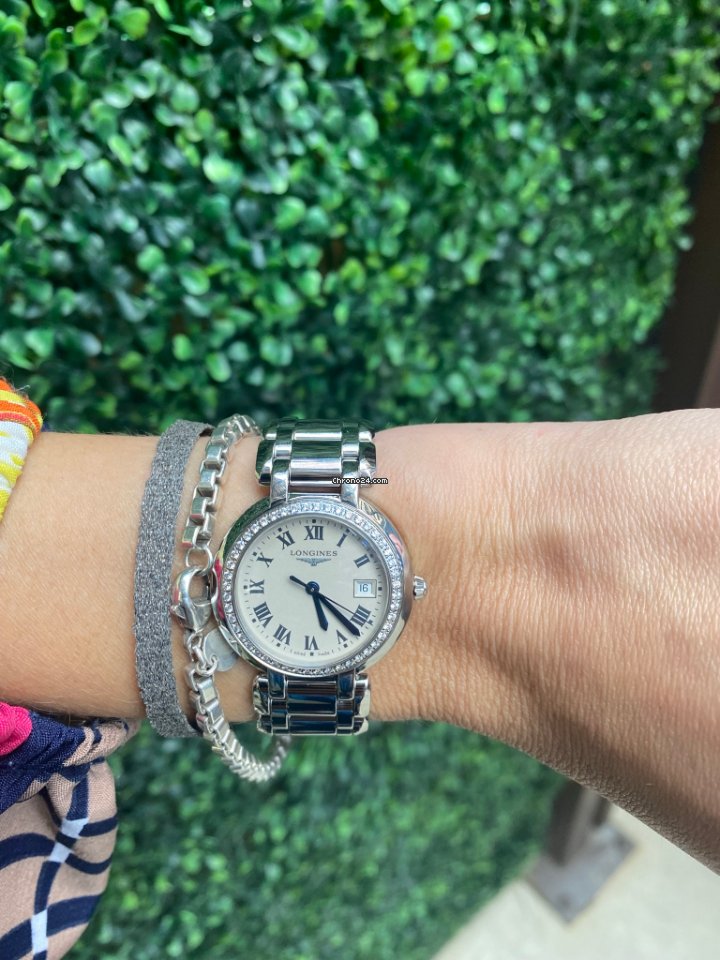IMG_9081 Longines PrimaLuna Womens watch Quartz Steel L8.112.0.71.6 Replica 5