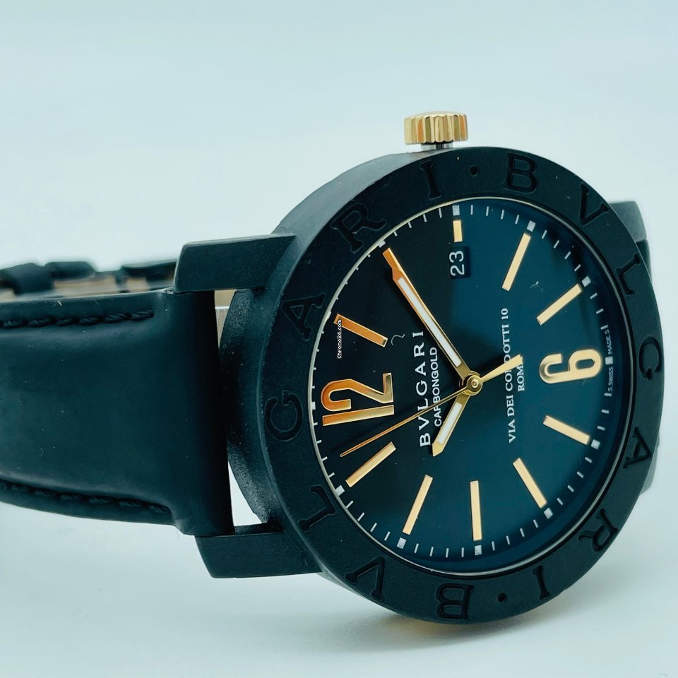 IMG_9081 Bulgari Bulgari Mens watch Unisex Automatic Carbon BBP40BCGLD Replica 5