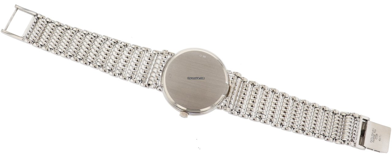 Patek Philippe Calatrava Mens watch Unisex Automatic White gold 3802 205 Replica 5