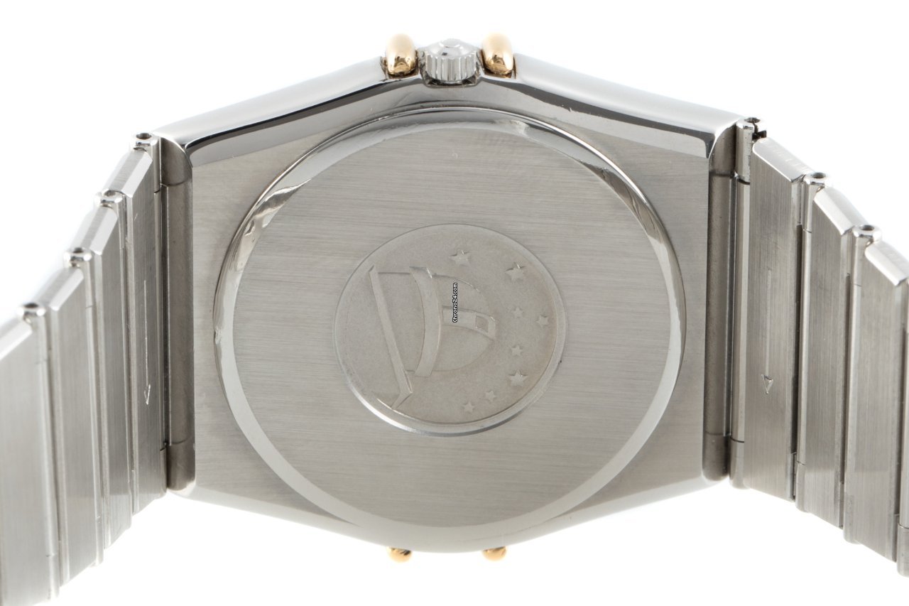 Omega Constellation Day-Date Mens watch Unisex Quartz Gold Steel 396.1070 Replica 5