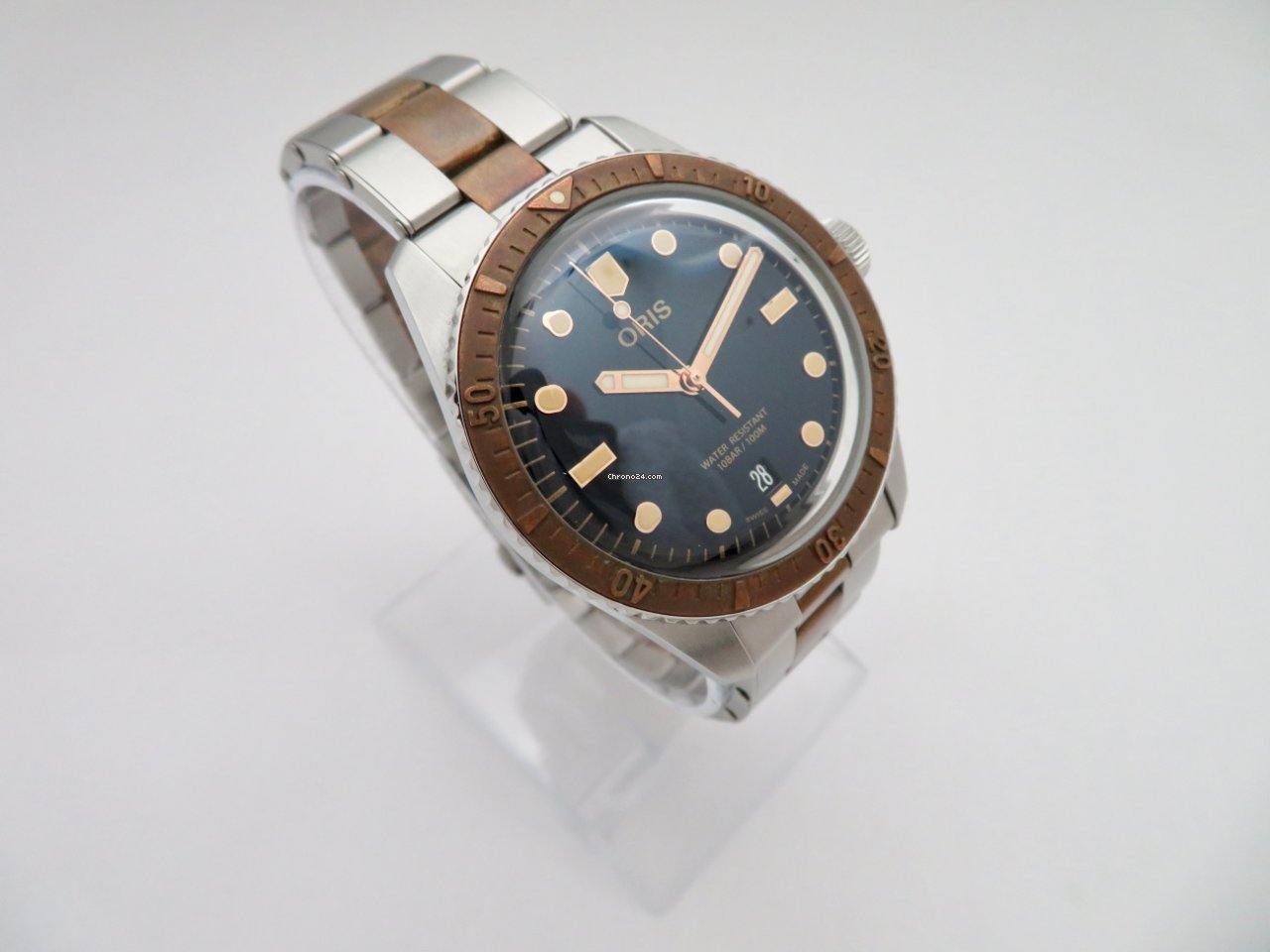IMG_9081 Oris Divers Sixty Five Mens watch Unisex Automatic Steel 01 733 7707 4355-07 8 20 17 Replica 5