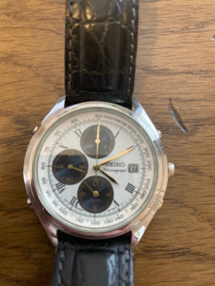 IMG_9081 Seiko Mens watch Unisex Quartz 7T32-7C60 Replica 5