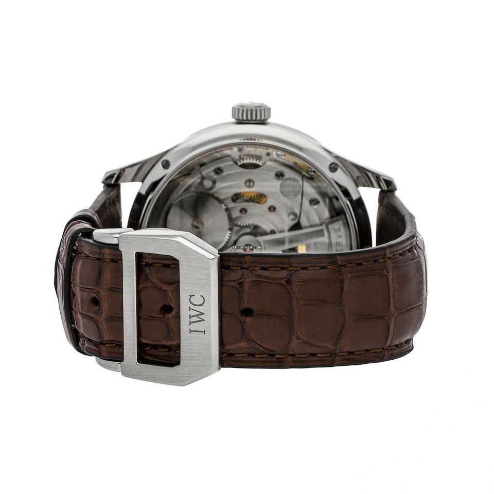 IWC Portuguese Tourbillon Mens watch Unisex Automatic White gold IW5042-07 Replica 5