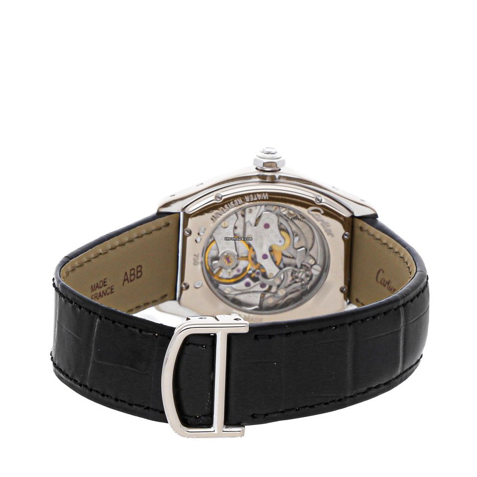 IMG_9081 Cartier Tortue Womens watch Manual winding White gold WA506351 Replica 5