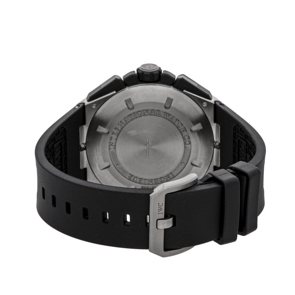IWC Ingenieur Double Chronograph Titanium Mens watch Unisex Automatic Titanium IW3765-01 Replica 5