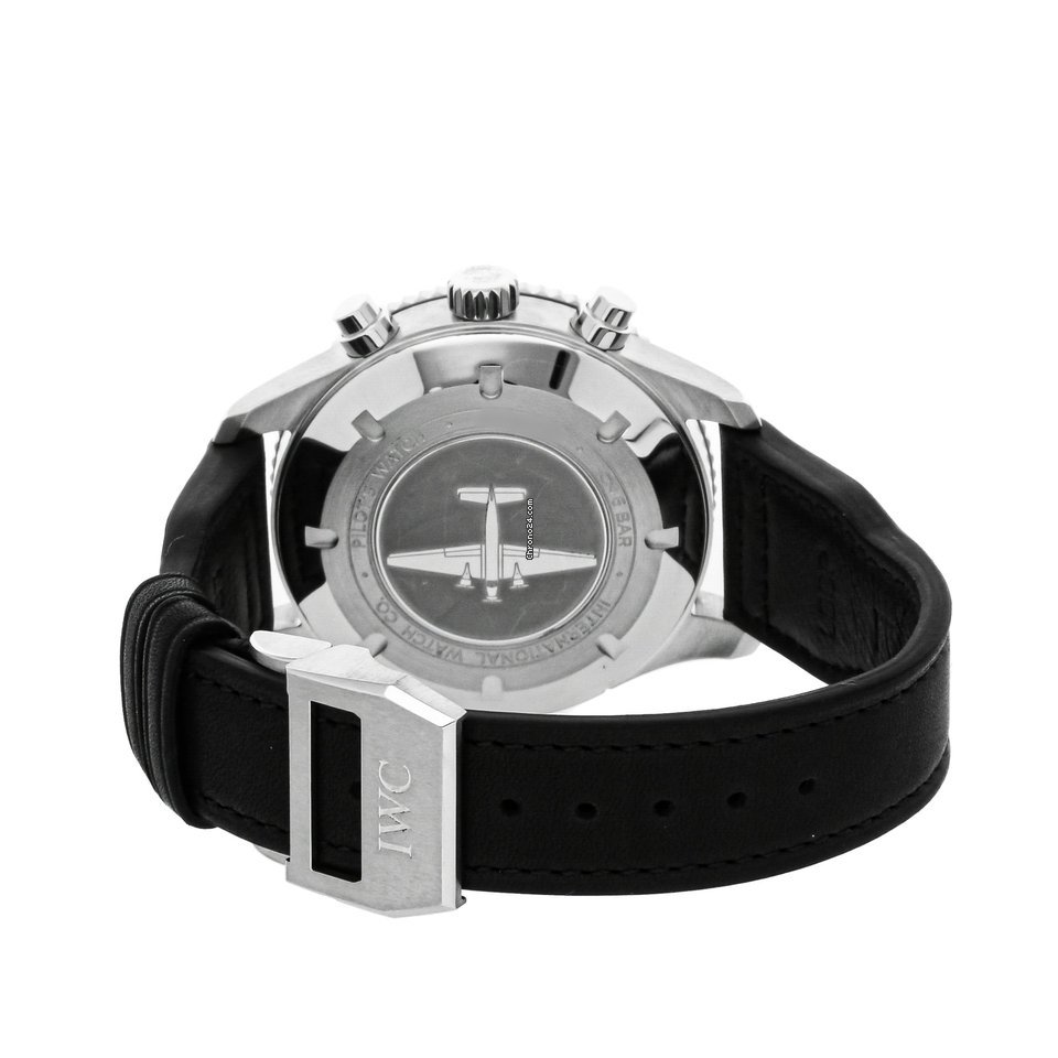 IMG_9081 IWC Pilot Chronograph Mens watch Unisex Automatic Steel IW3950-01 Replica 5