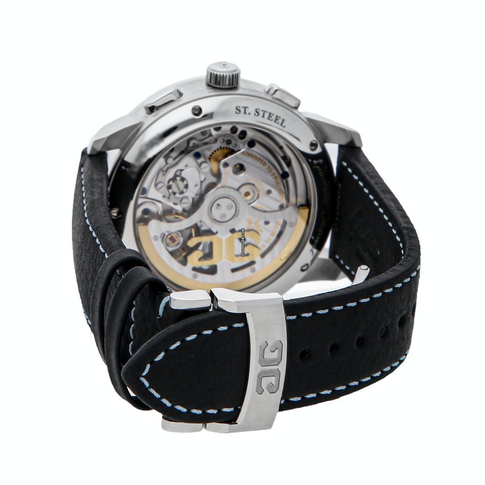 Glashutte Original Senator Chronograph Panorama Date Mens watch Unisex Automatic Steel 37-01-03-02-35 Replica 5