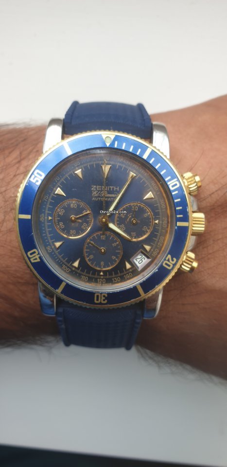 IMG_9081 Zenith El Primero Chronograph Mens watch Unisex Automatic Gold Steel 53.0370.400 Replica 5