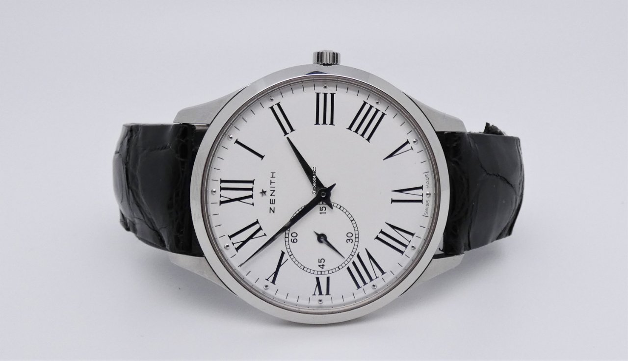 IMG_9081 Zenith Elite Ultra Thin Mens watch Unisex Automatic Steel 03.2010.681 11.C493 Replica 5