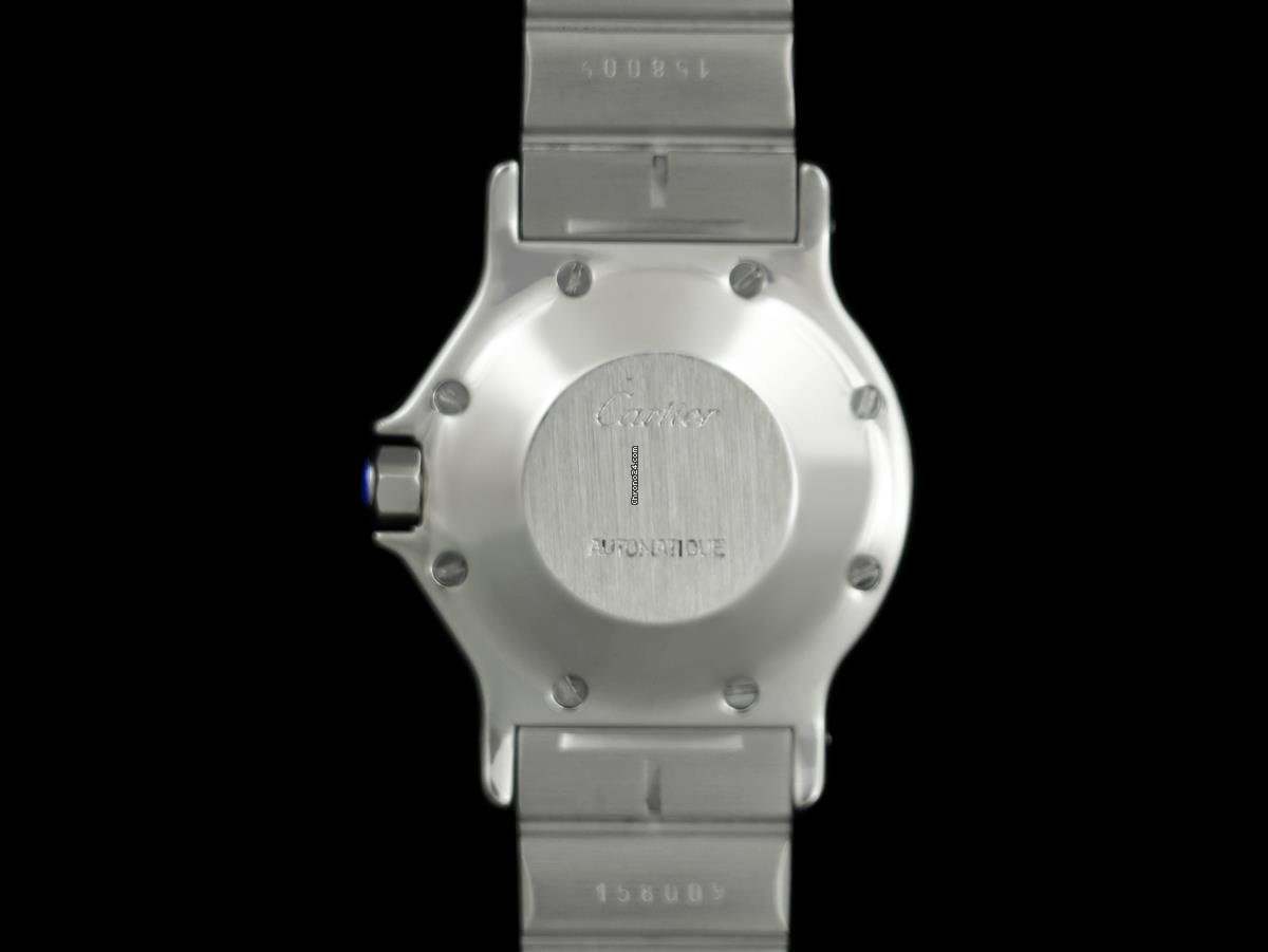Cartier Santos Mens watch Unisex Automatic Steel 8241 Replica 5