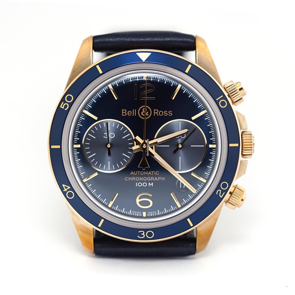 Bell & Ross BR V2 Mens watch Unisex Automatic Bronze BRV294-BLU-BR SCA Replica 5