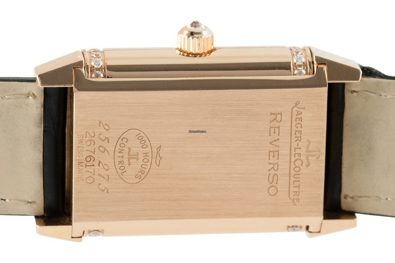 IMG_9081 Jaeger-LeCoultre Reverso Duetto Classique Womens watch Manual winding Red gold 256.2.75 Replica 5
