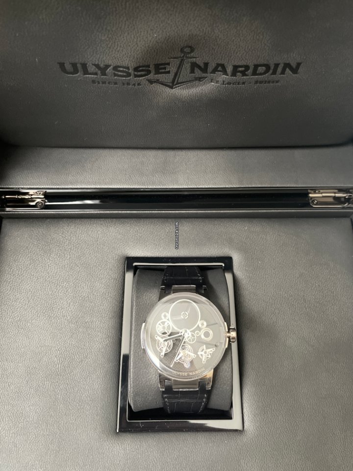 Ulysse Nardin Executive Mens watch Unisex Manual winding White gold 1760-176 Replica 5