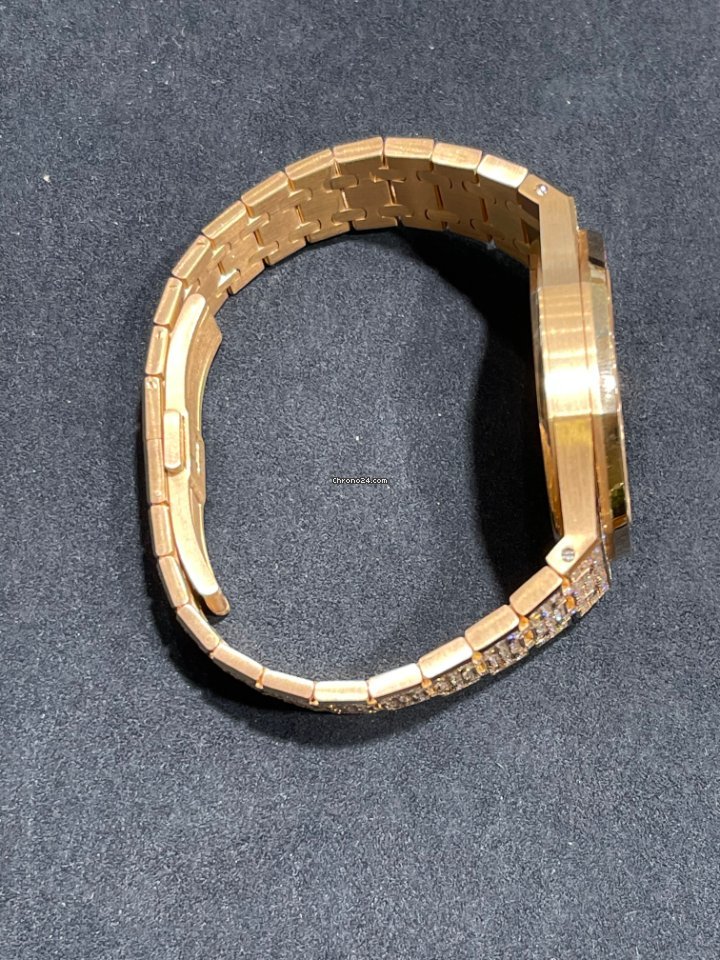 Audemars Piguet Royal Oak Mens watch Unisex Automatic Rose gold 15413OR.YY.1220OR.01 Replica 5
