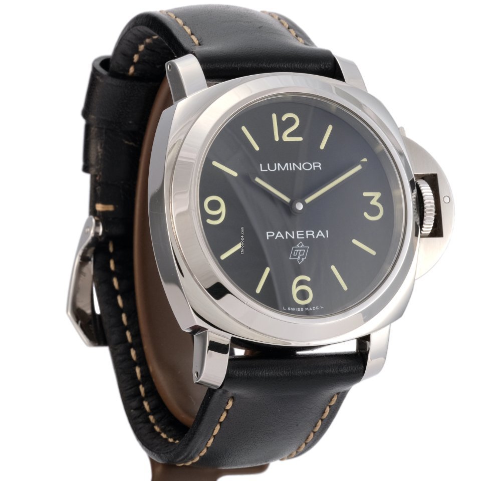 IMG_9081 Panerai Luminor Base Logo Mens watch Unisex Manual winding Steel PAM 00773 Replica 5
