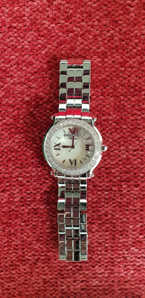 IMG_9081 Chopard Happy Sport Womens watch Quartz Gold Steel 278478-2002 Replica 5
