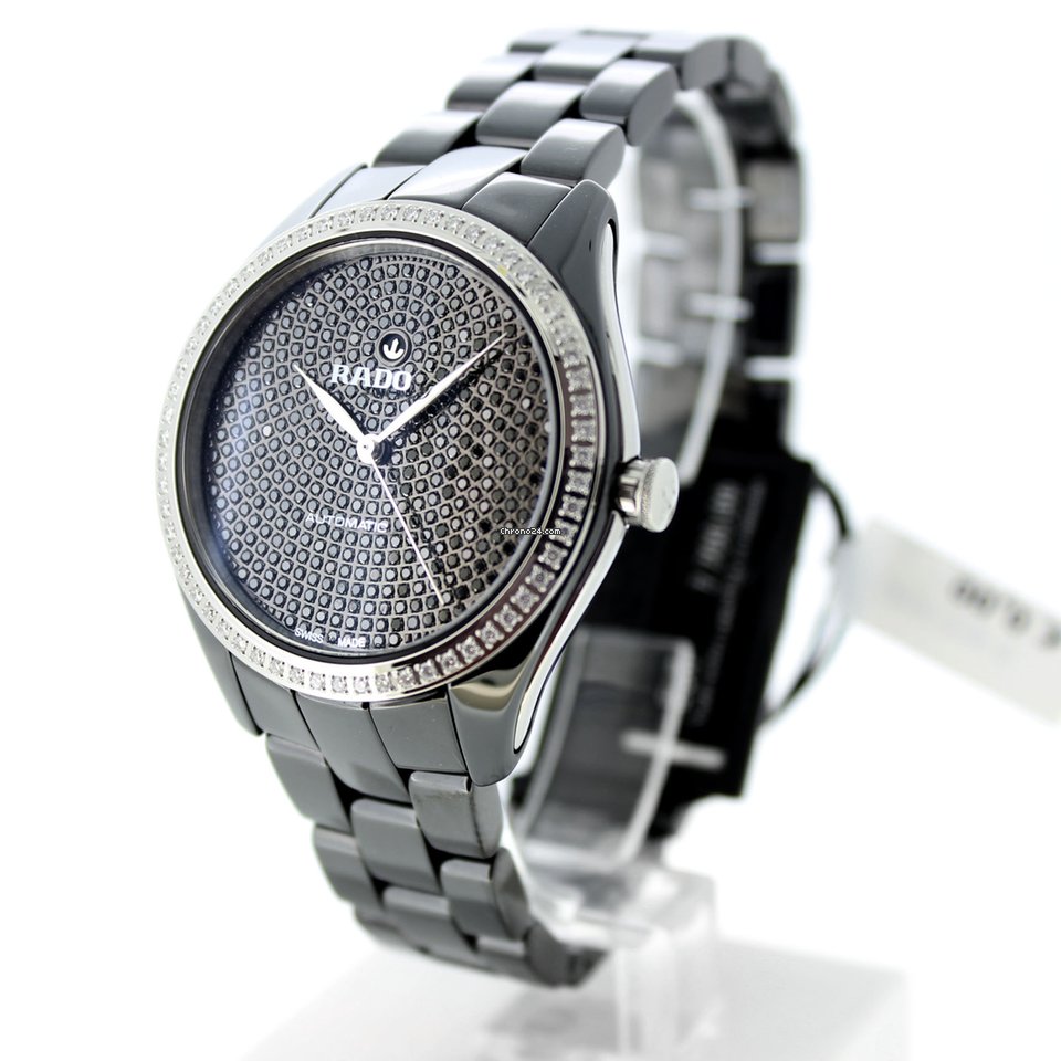 IMG_9081 Rado HyperChrome Diamonds Womens watch Automatic Ceramic R32482722 Replica 5