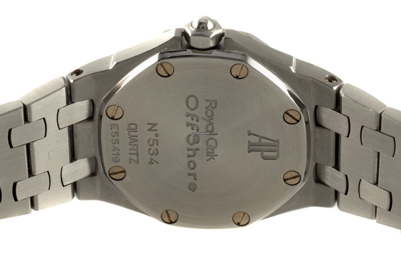 IMG_9081 Audemars Piguet Royal Oak Offshore Lady Womens watch Quartz Steel 67150ST Replica 5