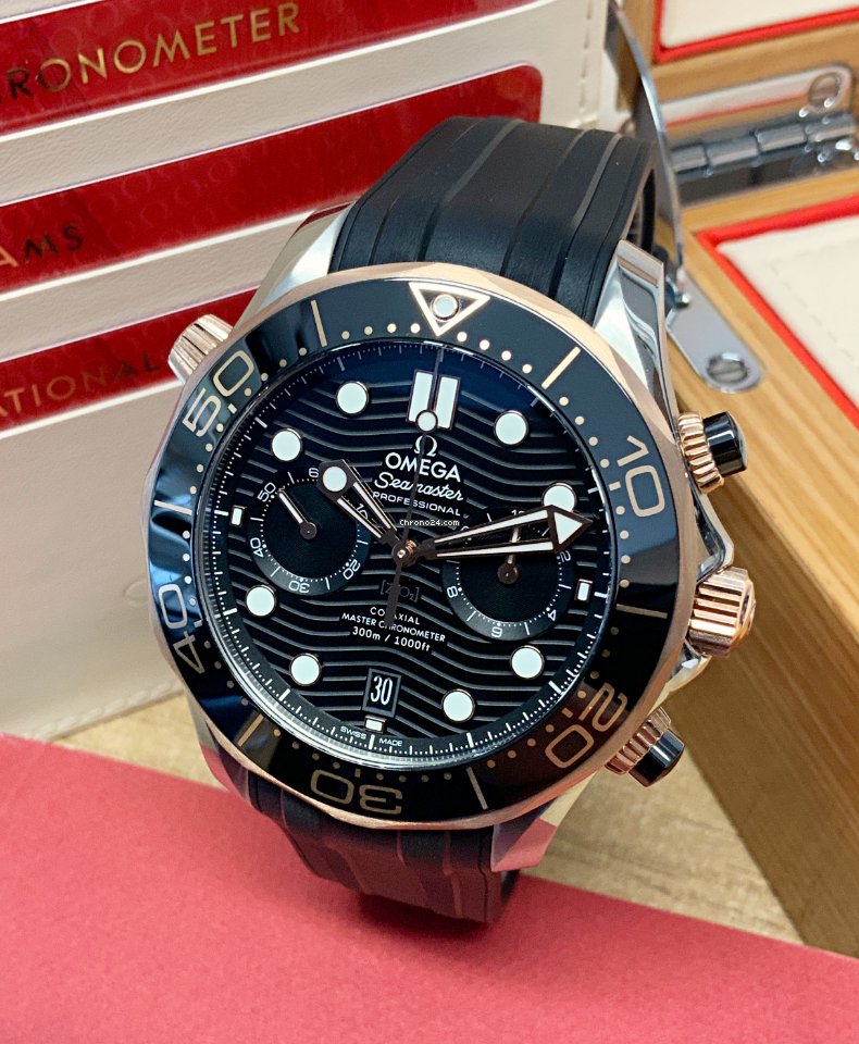 Omega Seamaster Mens watch Unisex Automatic Gold Steel 210.22.44.51.01.001 Replica 5