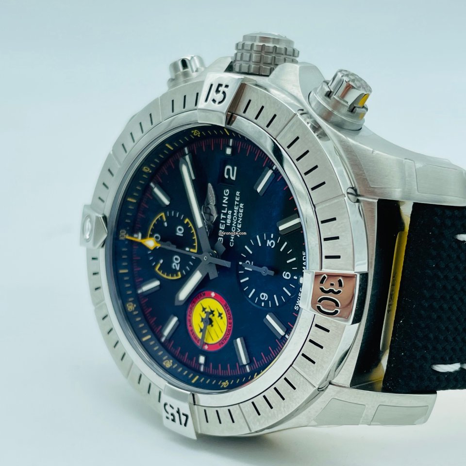 Breitling Avenger Steel A133171A1B1X1 Replica 5