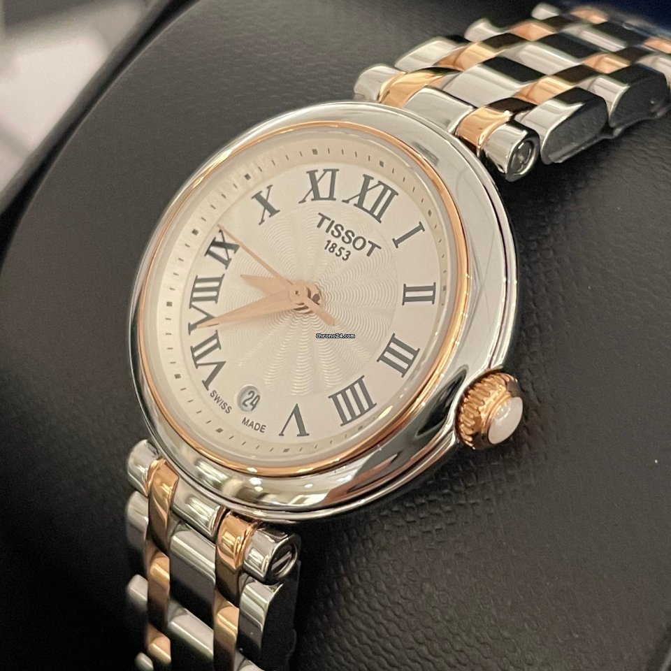 IMG_9081 Tissot Womens watch Quartz Gold Steel T126.010.22.013.01 Replica 5