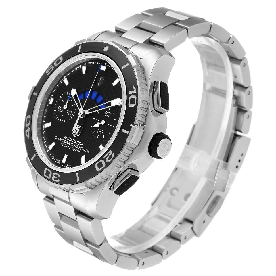 IMG_9081 TAG Heuer Aquaracer 500M Mens watch Unisex Automatic Steel CAK211A Replica 5
