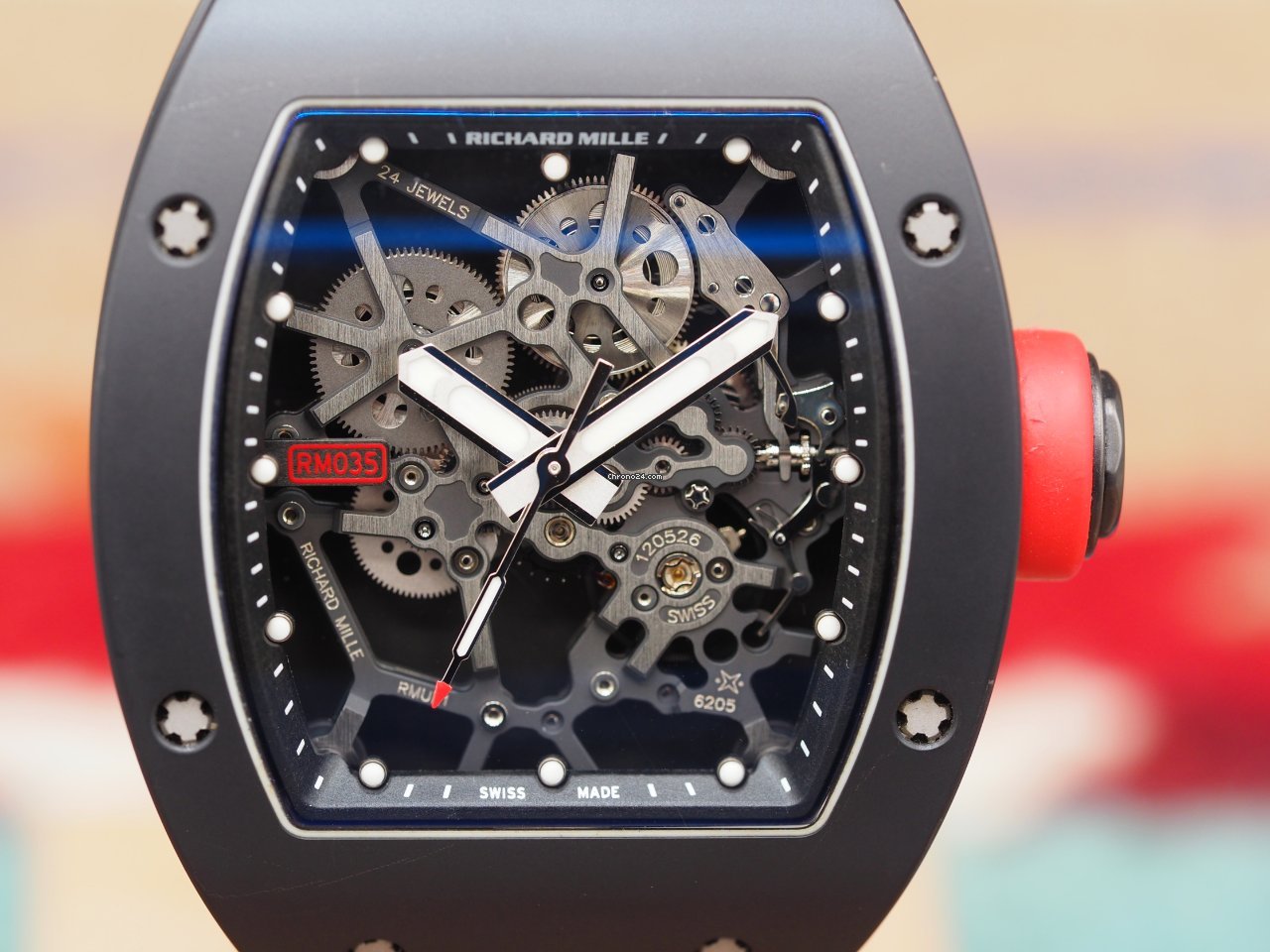 IMG_9081 Richard Mille RM 035 Mens watch Unisex Automatic Aluminum RM035 AL ALMG Replica 5