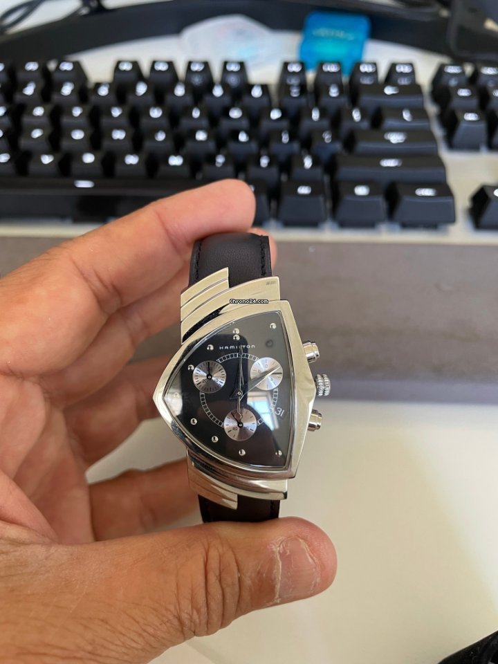 IMG_9081 Hamilton Ventura Mens watch Unisex Quartz Steel H24432751 Replica 5