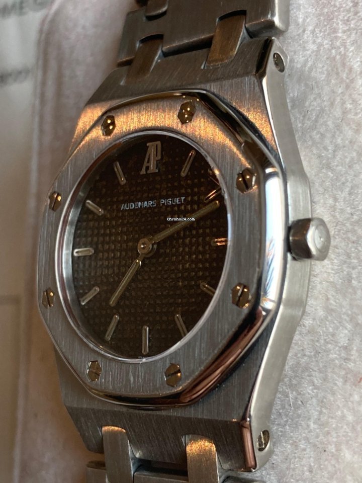 IMG_9081 Audemars Piguet Royal Oak Lady Womens watch Quartz Steel 6007ST Replica 5