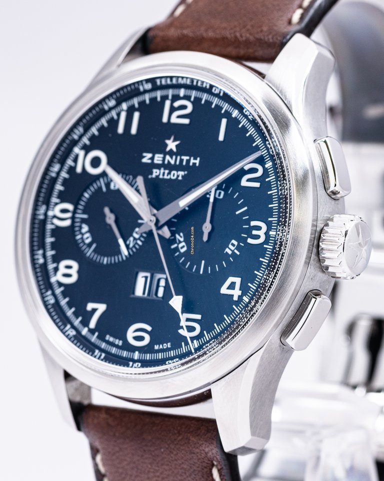 IMG_9081 Zenith El Primero Big Date Special Mens watch Unisex Automatic Steel 03.2410.4010 21.C722 Replica 5
