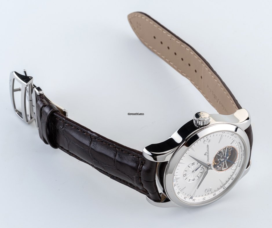 IMG_9081 Jaeger-LeCoultre Master Grand Tourbillon Mens watch Unisex Steel 1668420 Replica 5