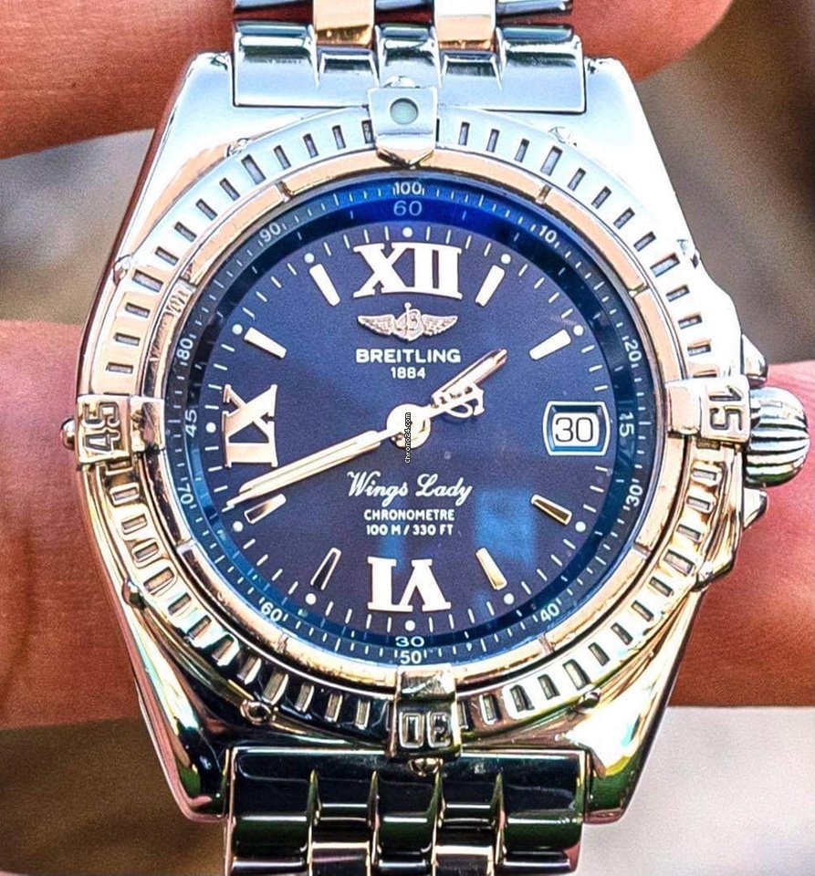 Breitling Wings Lady Womens watch Quartz Steel A67350 Replica 5