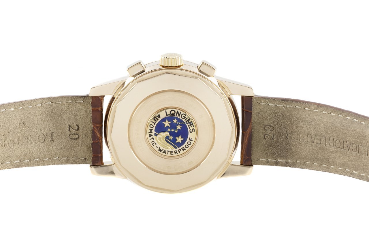 Longines Conquest Heritage Mens watch Unisex Automatic Red gold L1.641.8 Replica 5