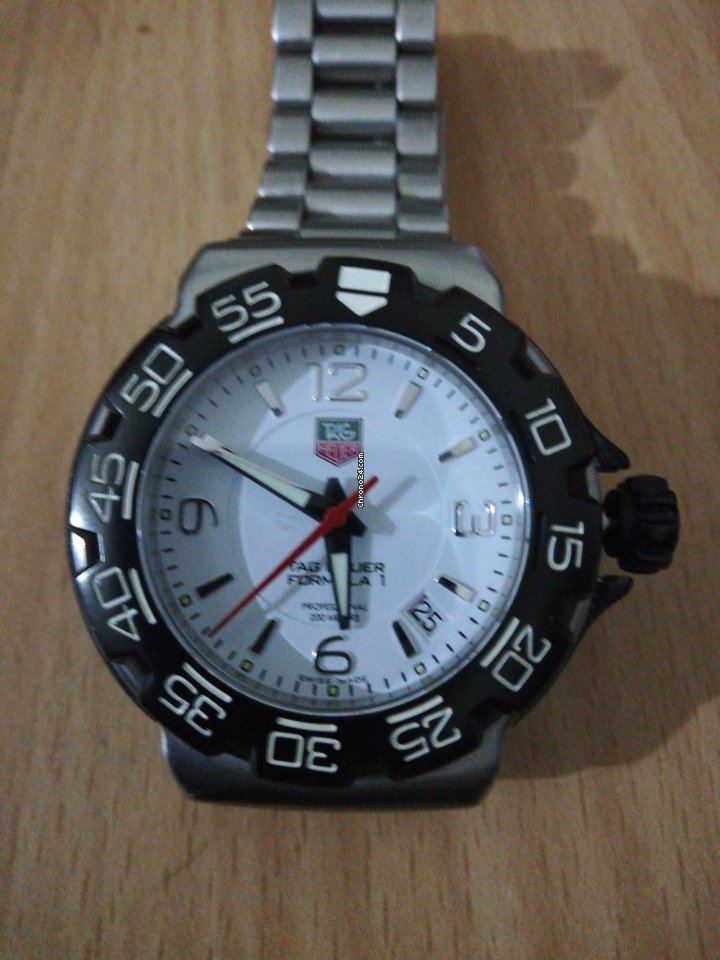 IMG_9081 TAG Heuer Formula 1 Quartz Mens watch Unisex Quartz Steel WAC1111 Replica 5