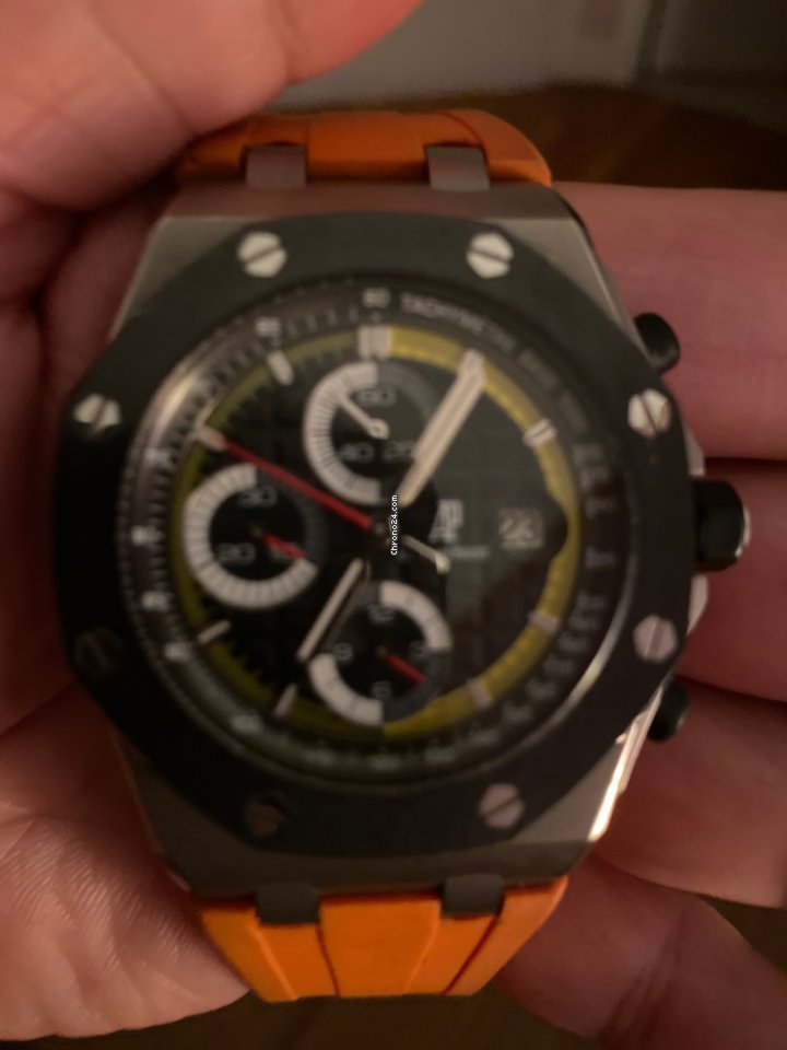 IMG_9081 Audemars Piguet Royal Oak Offshore Chronograph Mens watch Unisex Automatic Titanium 26207IO.OO.A002CA.01 Replica 5