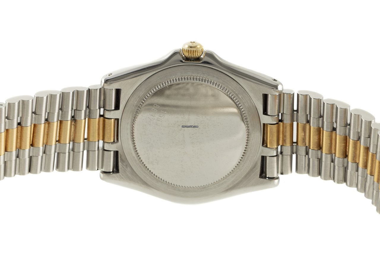 IMG_9081 Tudor Monarch Mens watch Unisex Quartz Gold Steel 15633 Replica 5