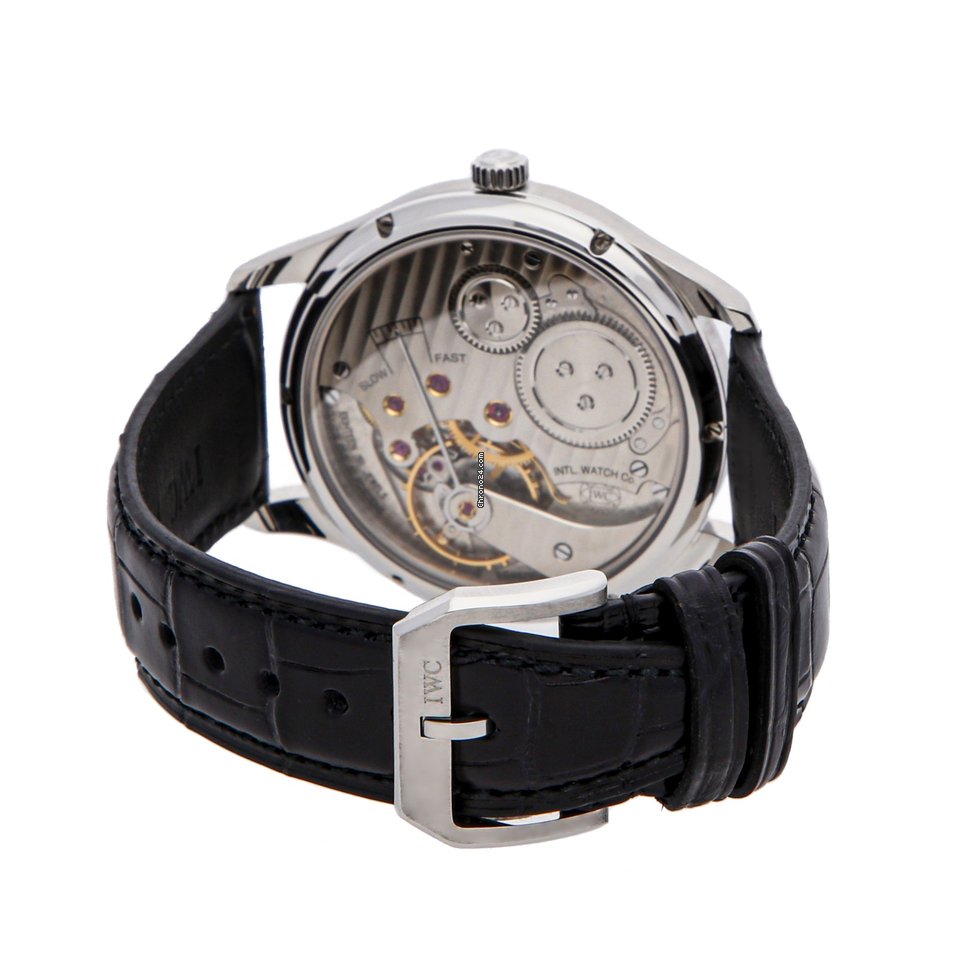 IMG_9081 IWC Portuguese Hand-Wound Mens watch Unisex Manual winding Steel IW5454-08 Replica 5