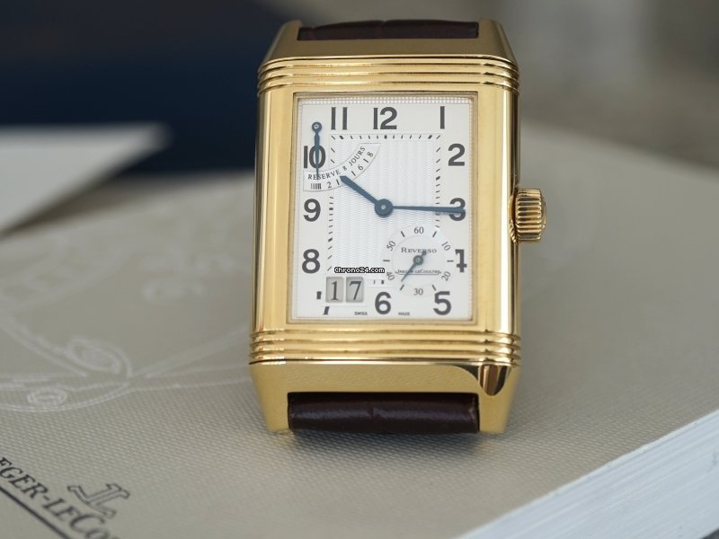 IMG_9081 Jaeger-LeCoultre Reverso Grande Date Yellow gold 240.1.15 Replica 5