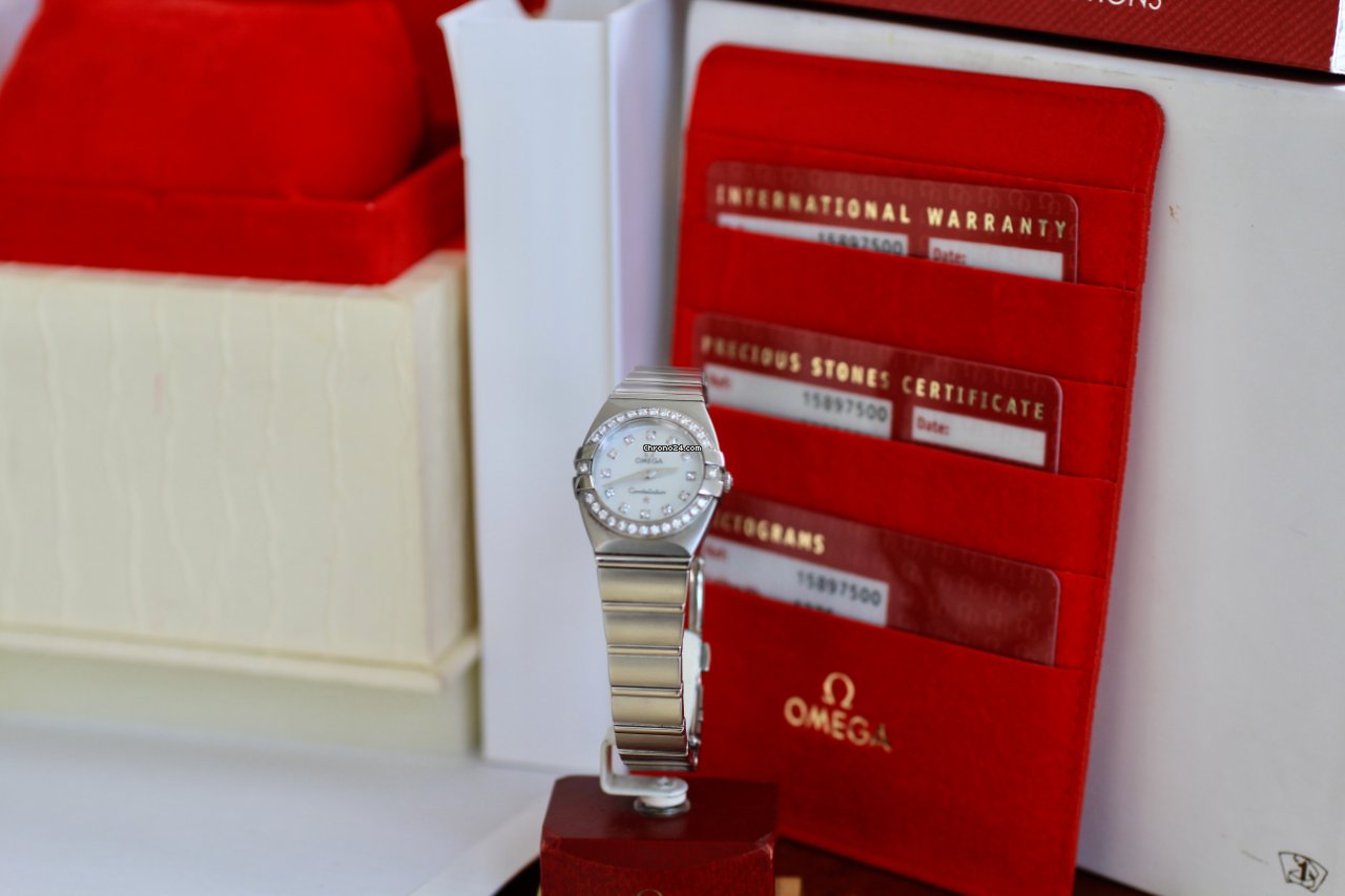 Omega Constellation Double Eagle Womens watch Quartz Steel 15897500 Replica 5