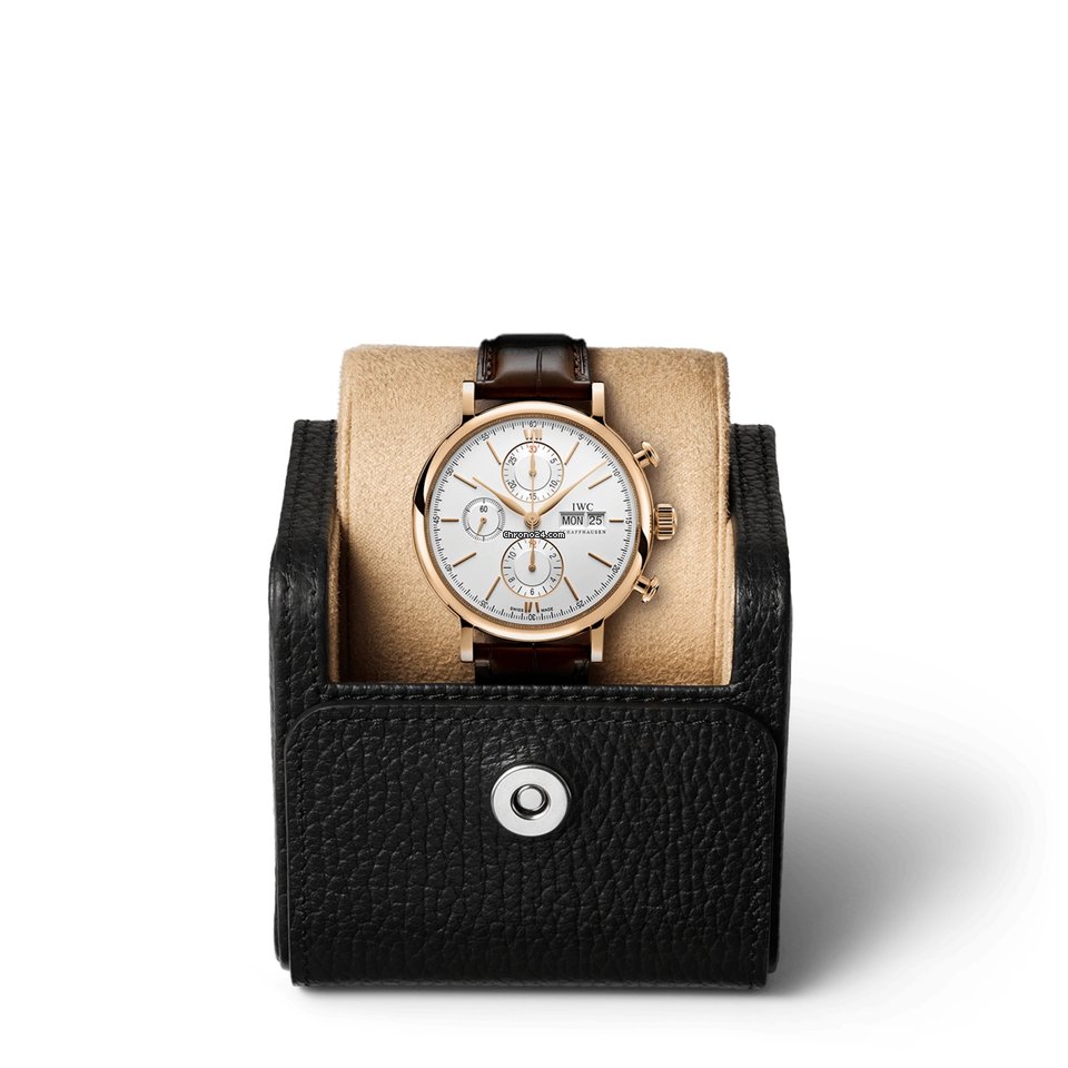 IMG_9081 IWC Portofino Chronograph Mens watch Unisex Automatic Rose gold IW391025 Replica 5