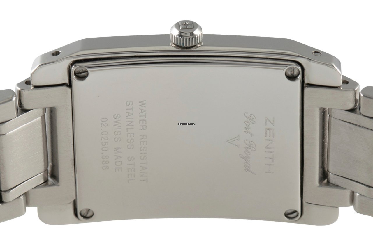 IMG_9081 Zenith Port Royal Mens watch Unisex Quartz Steel 02.0250.886 Replica 5