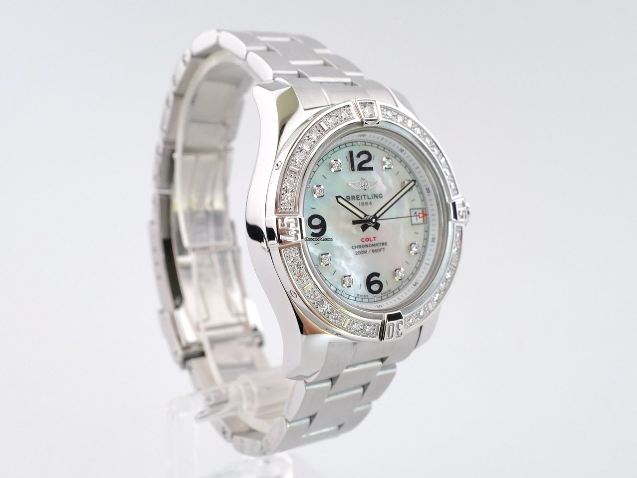 Breitling Colt 36 Womens watch Quartz Steel a7438953 a771 178a Replica 5