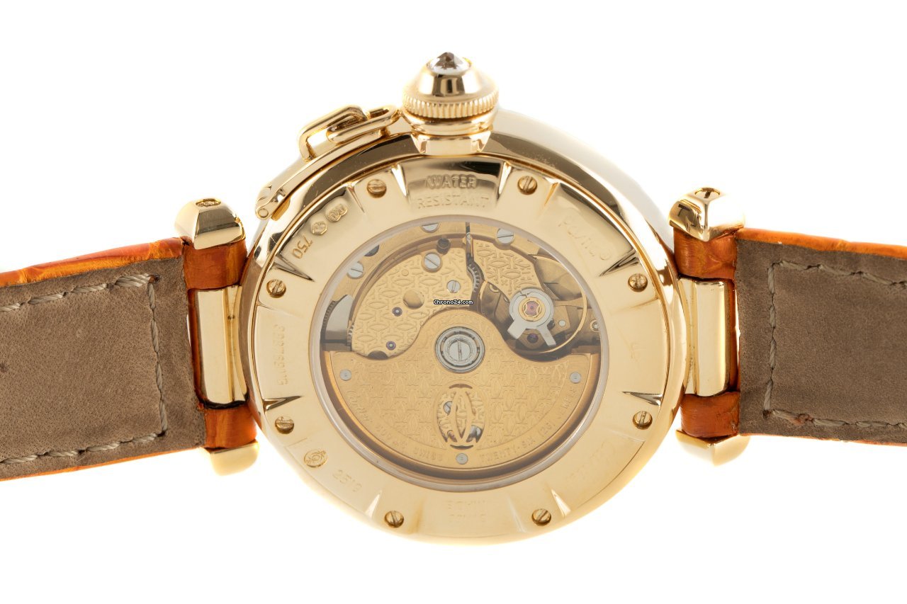 Cartier Pasha Womens watch Automatic Yellow gold 2519 Replica 5