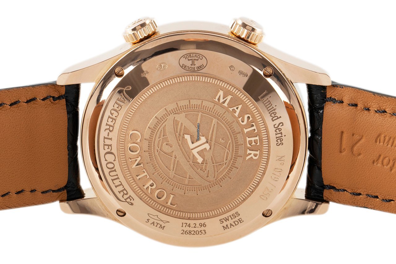 Jaeger-LeCoultre Master Memovox Mens watch Unisex Automatic Red gold Q1412471 Replica 5