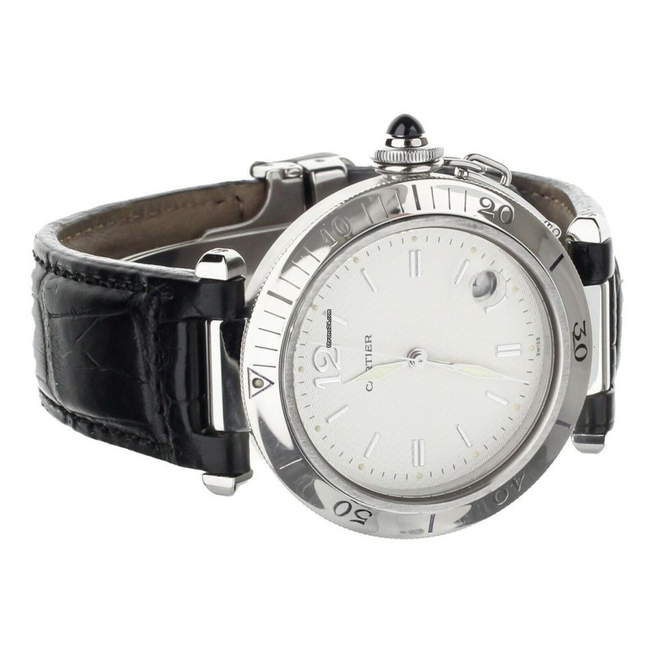 IMG_9081 Cartier Pasha Mens watch Unisex Automatic Steel 1040 Replica 5
