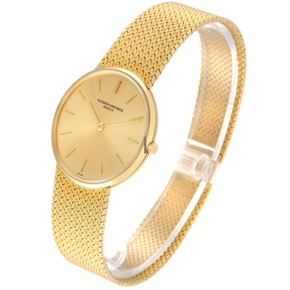 IMG_9081 Vacheron Constantin Patrimony Mens watch Unisex Manual winding Yellow gold 6872 Replica 5